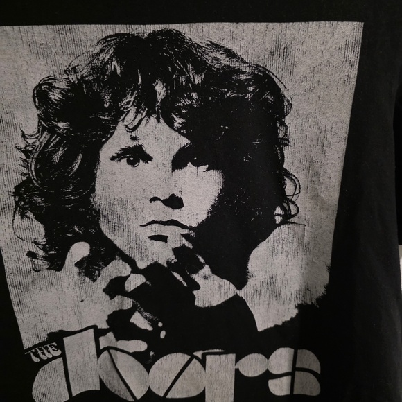 The Doors Band Tee Size Medium Graphic Rock T Shirt Vintage Style - Picture 4 of 7